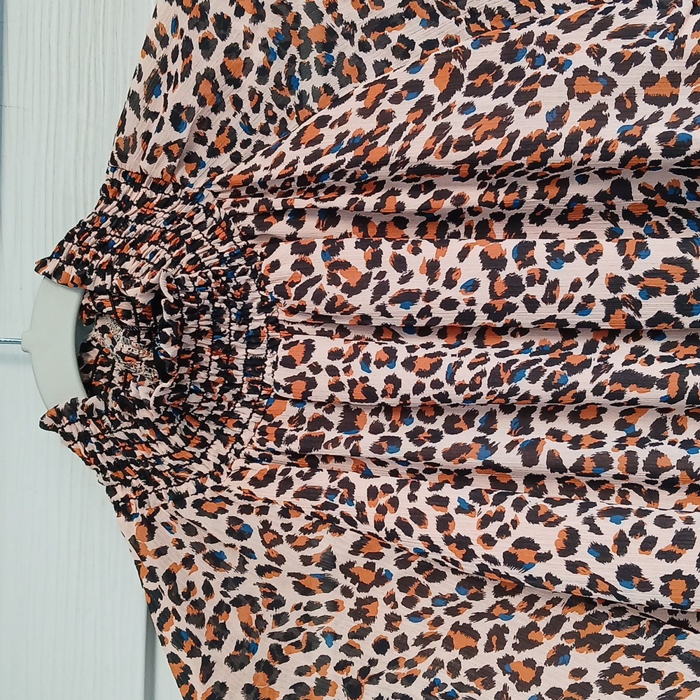 Krisa Revolve Minivestido Leopard Print Mini Dress - Picture 2 of 5